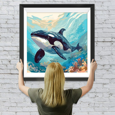 Wal im Meer Diamond Painting