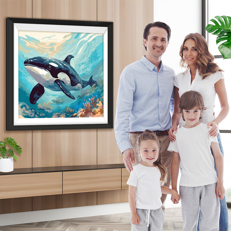 Wal im Meer Diamond Painting