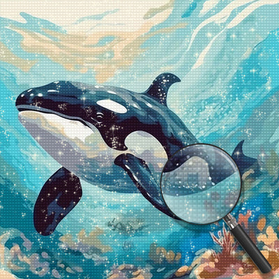 Wal im Meer Diamond Painting