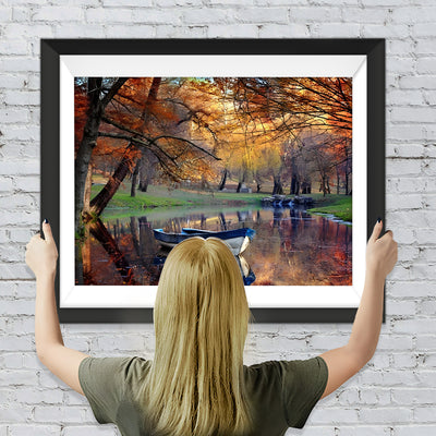 Wald im Herbst Diamond Painting