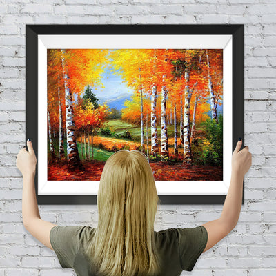 Wald im Herbst Diamond Painting