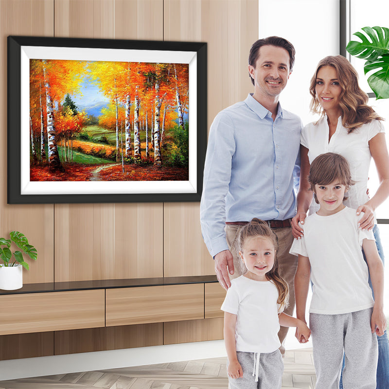 Wald im Herbst Diamond Painting