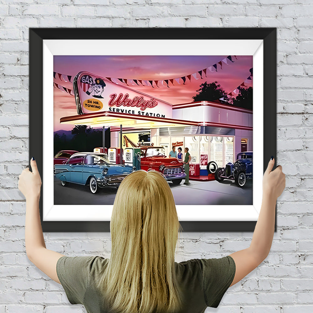 Wally's Service-Station Diamond Painting