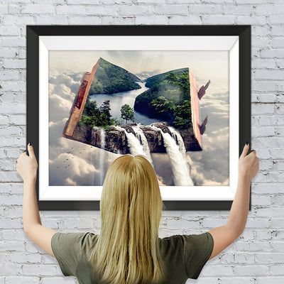 Wasserfall aus dem Buch Diamond Painting