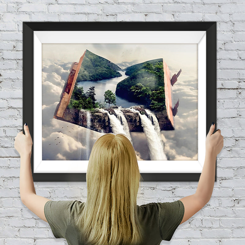 Wasserfall aus dem Buch Diamond Painting