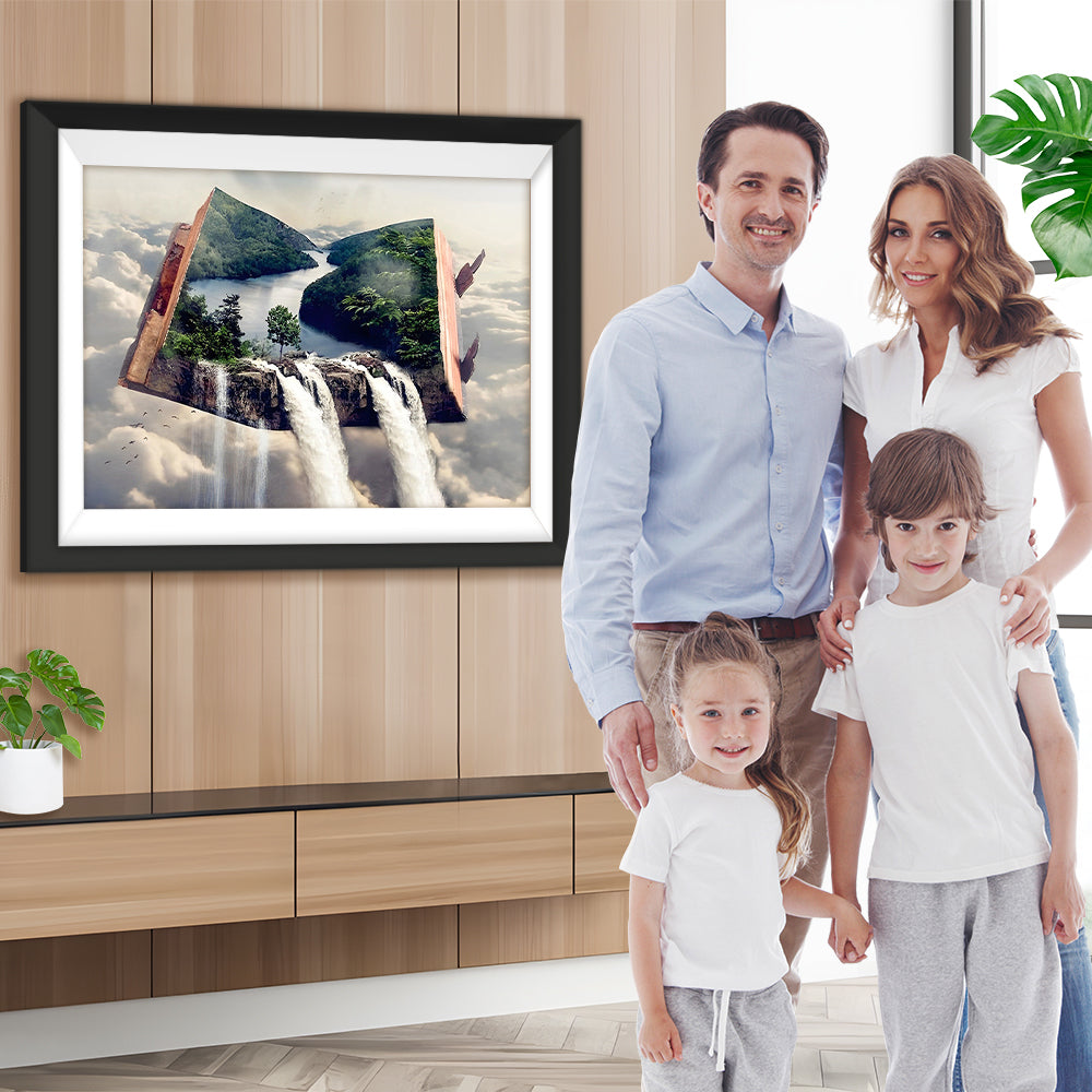 Wasserfall aus dem Buch Diamond Painting