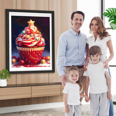 Weihnachten Cupcakes Diamond Painting