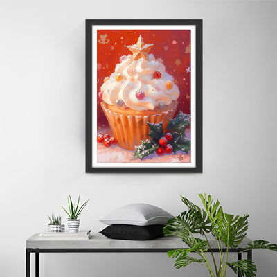 Weihnachten Cupcakes Diamond Painting