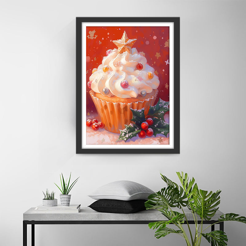 Weihnachten Cupcakes Diamond Painting