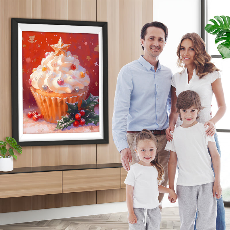 Weihnachten Cupcakes Diamond Painting