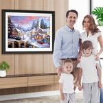 Weihnachten in einer Kleinstadt Diamond Painting