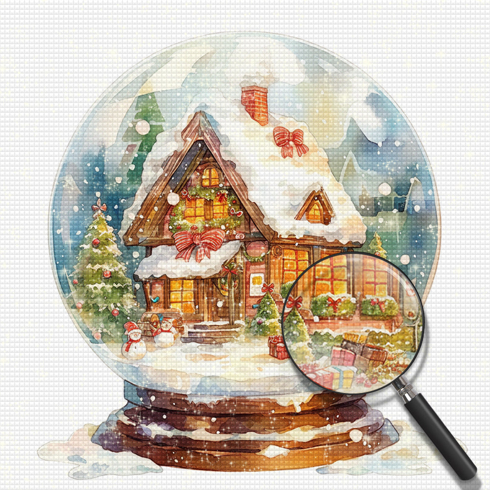 Weihnachten Kristallkugel Diamond Painting