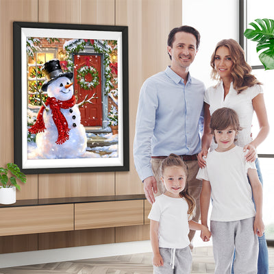 Weihnachten Schneemann Diamond Painting