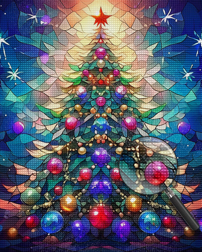 Weihnachtsbaum Diamond Painting