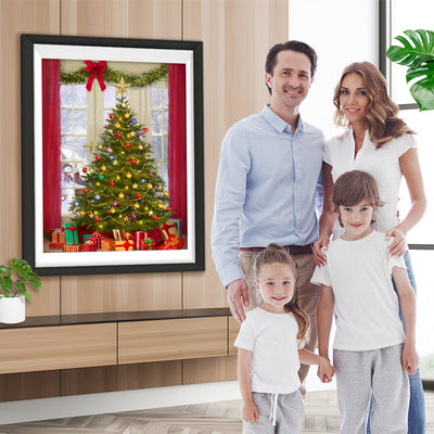 Weihnachtsbaum und Geschenke Diamond Painting