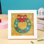 Weihnachtskranz Mini-Kristallpünktchen Diamond Painting