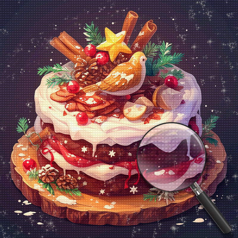 Weihnachtskuchen Diamond Painting