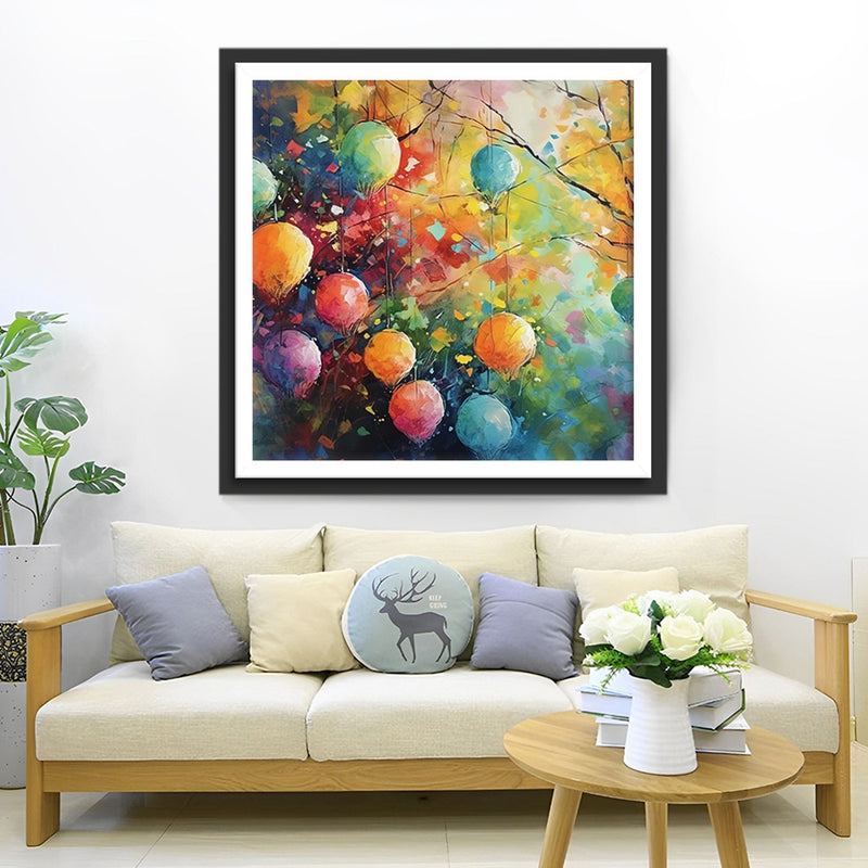 Weihnachtskugeln Diamond Painting