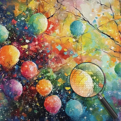 Weihnachtskugeln Diamond Painting