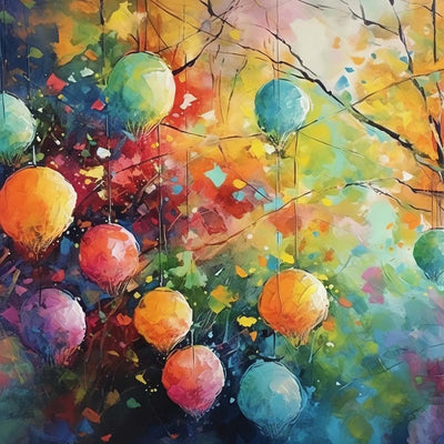 Weihnachtskugeln Diamond Painting