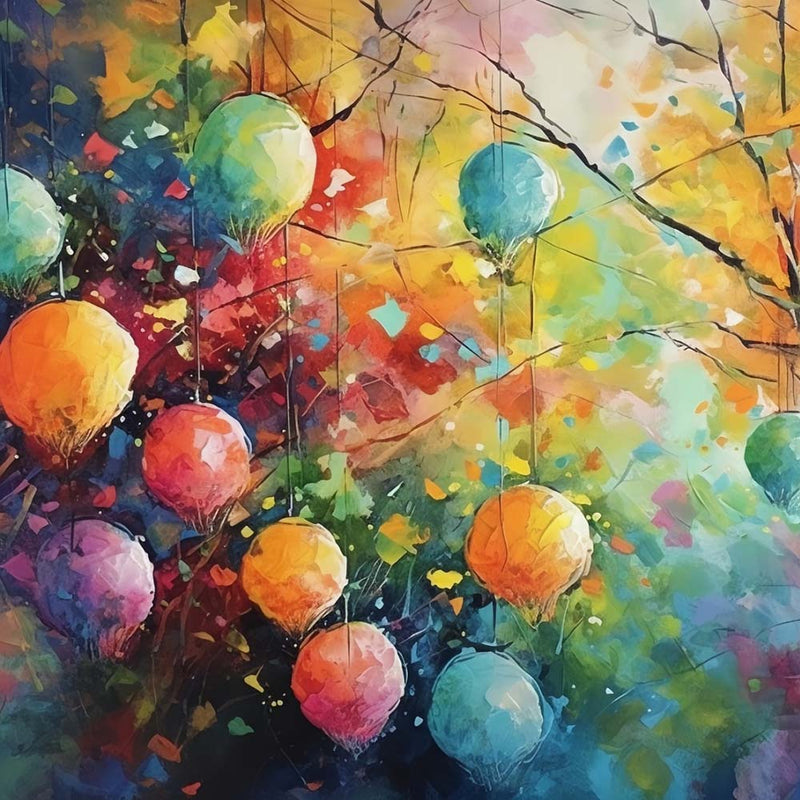 Weihnachtskugeln Diamond Painting