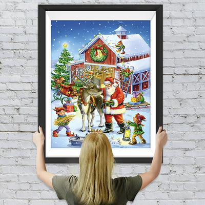 Weihnachtsmann Geschenke Diamond Painting