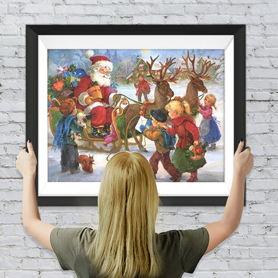 Weihnachtsmann Kinder Diamond Painting