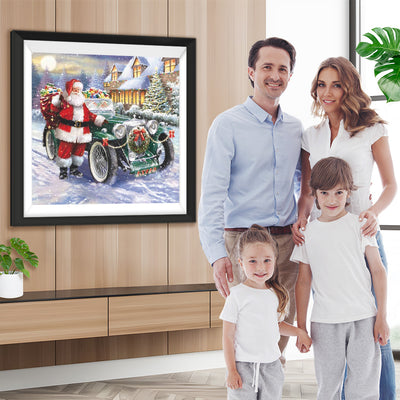 Weihnachtsmann mit Geschenken Diamond Painting