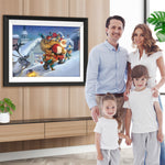 Weihnachtsmann mit Geschenken Diamond Painting
