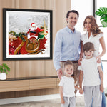 Weihnachtsmann mit Schlitten Diamond Painting
