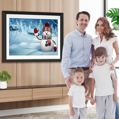 Weihnachtsschneemann Diamond Painting