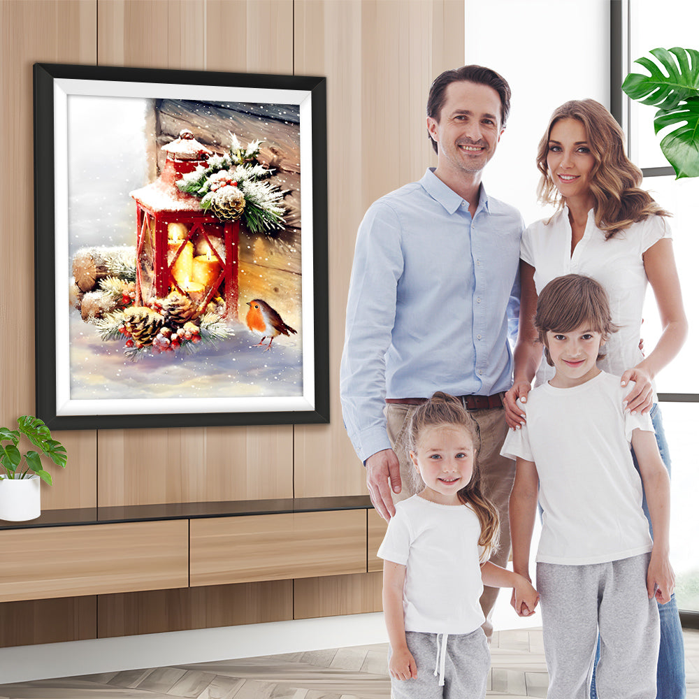 Weihnachtssperling Diamond Painting