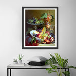 Weintrauben und Feigen Diamond Painting