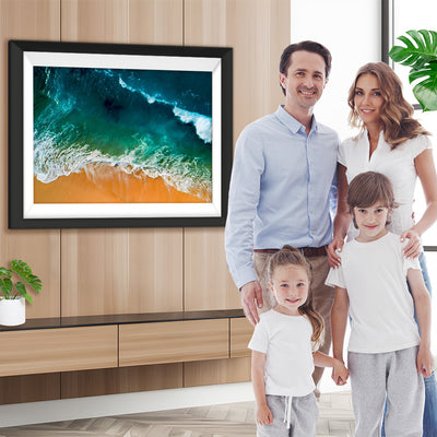 Wellen und Sandstrand Diamond Painting