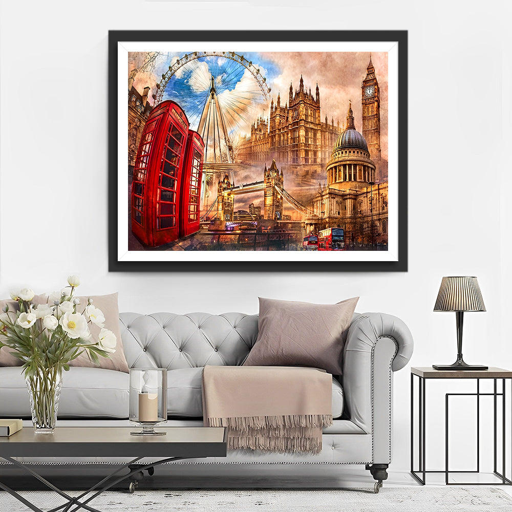 Weltberühmte Bauwerke Diamond Painting