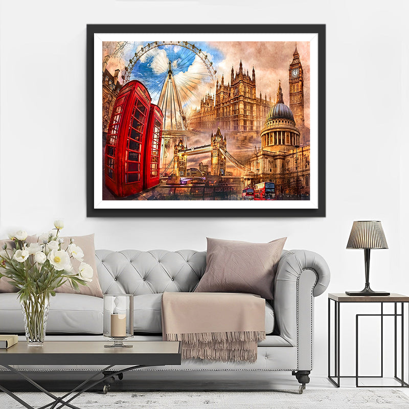 Weltberühmte Bauwerke Diamond Painting