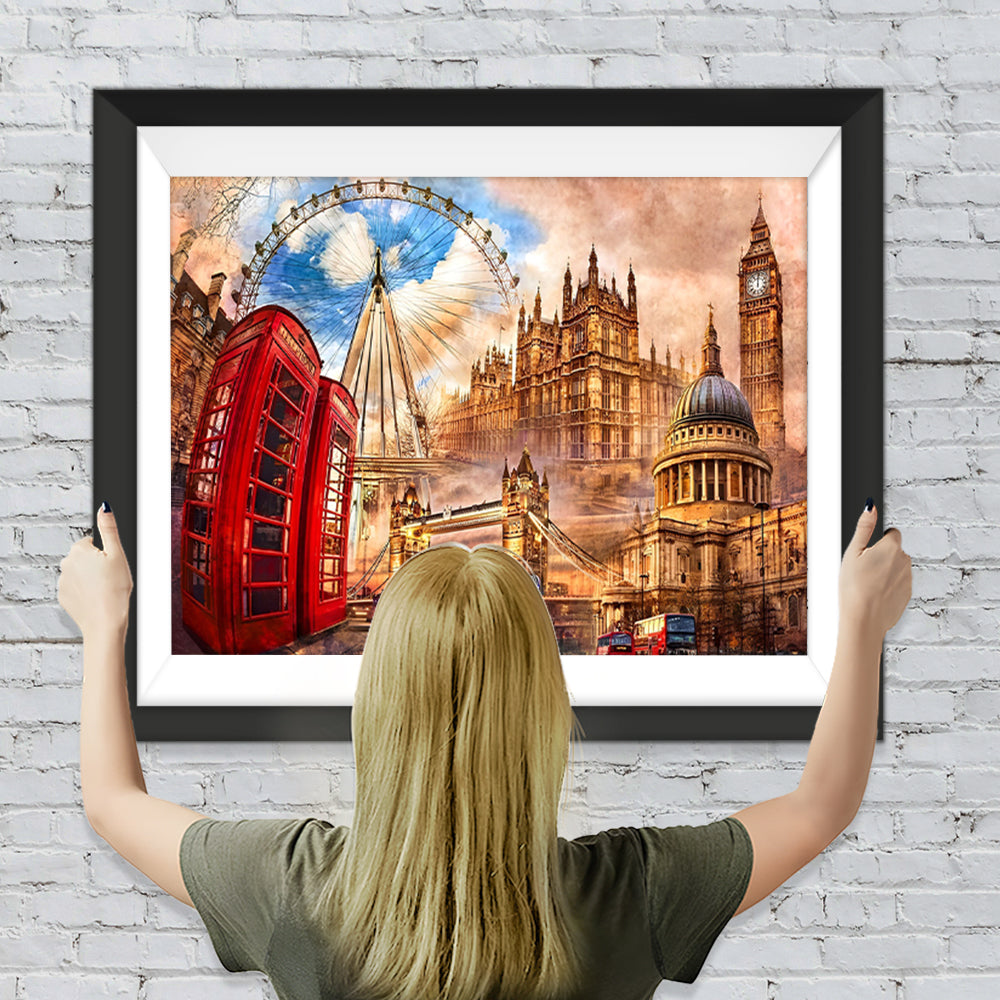 Weltberühmte Bauwerke Diamond Painting