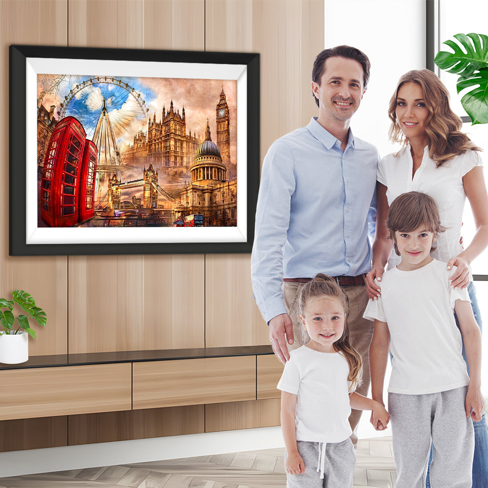 Weltberühmte Bauwerke Diamond Painting