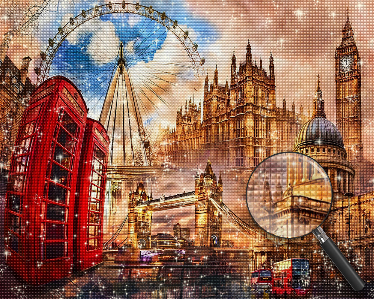 Weltberühmte Bauwerke Diamond Painting