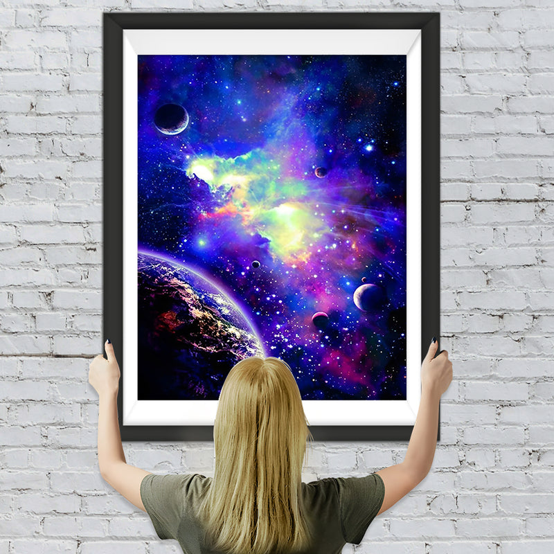 Weltraum Planeten Diamond Painting