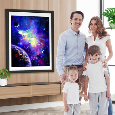 Weltraum Planeten Diamond Painting