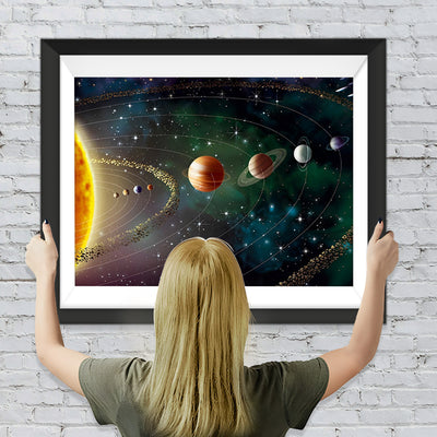 Weltraum Planeten Diamond Painting