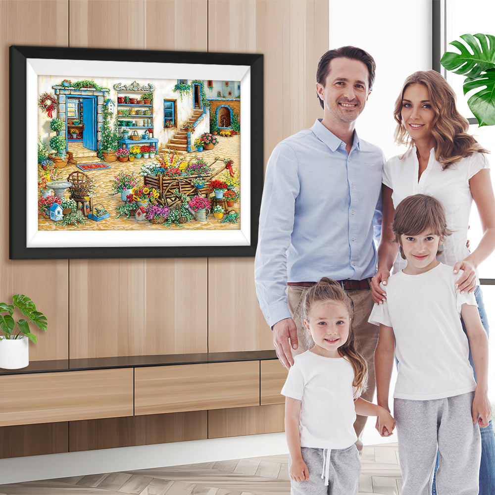 Werkzeuge im Garten Diamond Painting