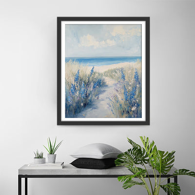 Wiese am Meer Diamond Painting