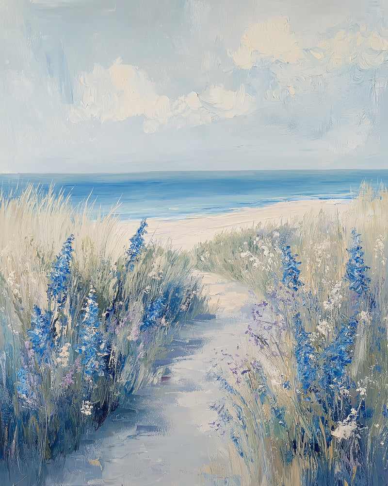 Wiese am Meer Diamond Painting