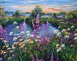 Wildblumen am See Diamond Painting