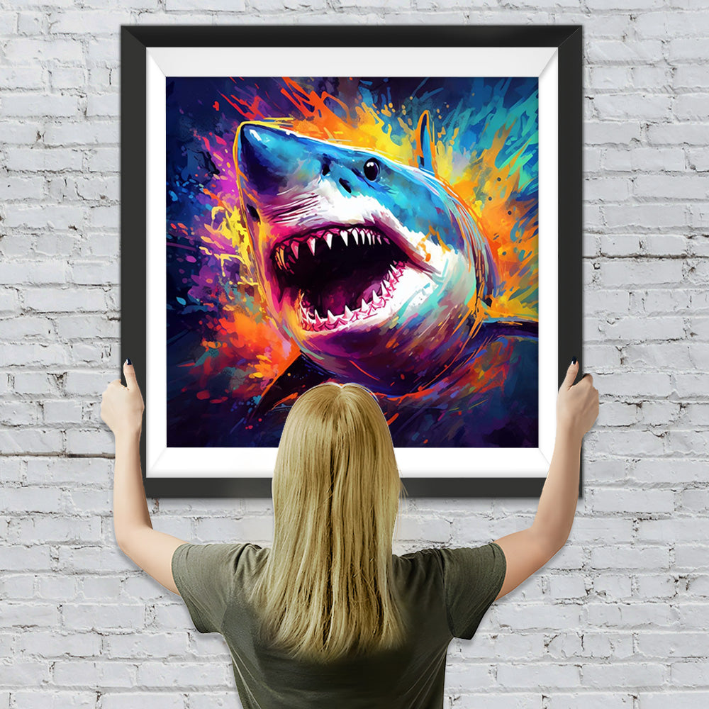 Wilder Hai Diamond Painting