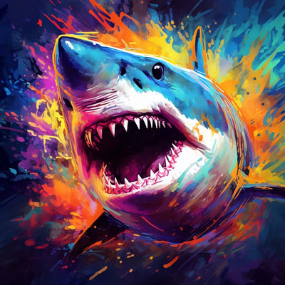 Wilder Hai Diamond Painting