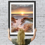 Wildes Gras am Strand Diamond Painting