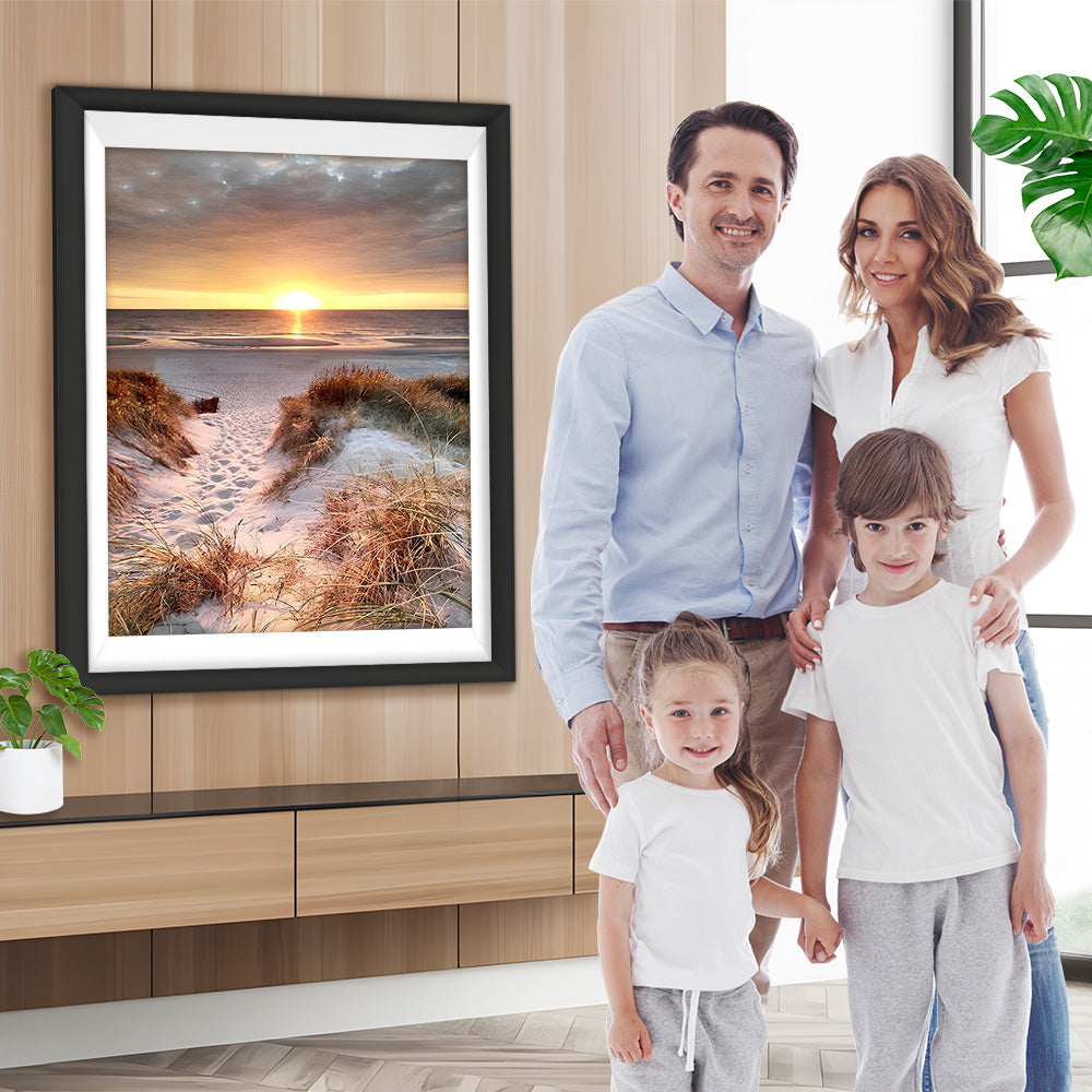 Wildes Gras am Strand Diamond Painting